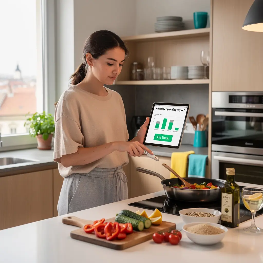 Illusztráció a megtakarítás fontosságáról, pénzérmékkel és bankjegyekkel.